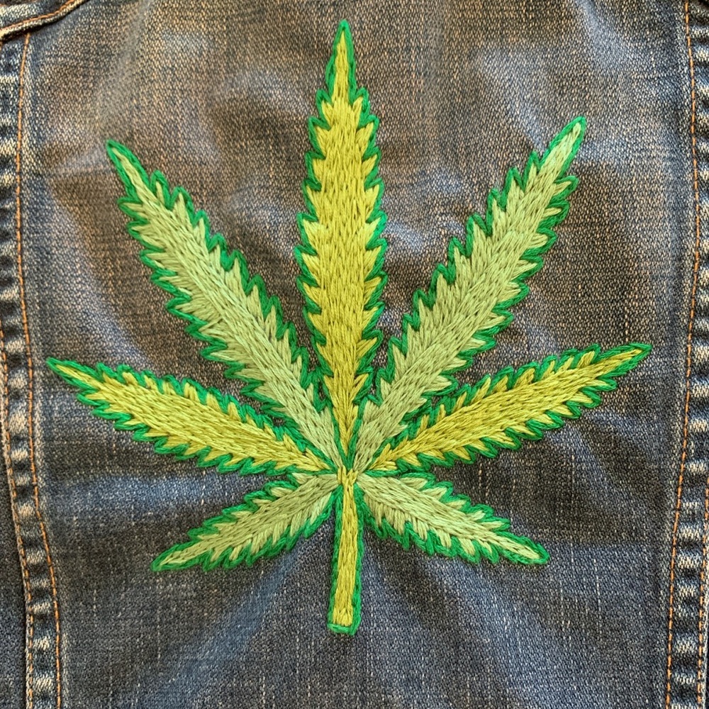 Hand Embroidered 🍁 Jacket - Picture 6 of 8